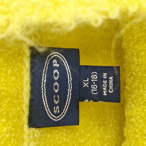 SCOOP Women's Cozy Funnel Neck Tunic Sweater Yellow XL - Picture 2 of 13